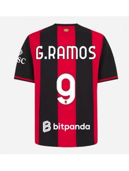 AC Milan Goncalo Ramos #9 Replika Hemmakläder 2026-27 Kortärmad AC Milan Goncalo Ramos #9 Replika Hemmakläder 2026-27 Kortärmad